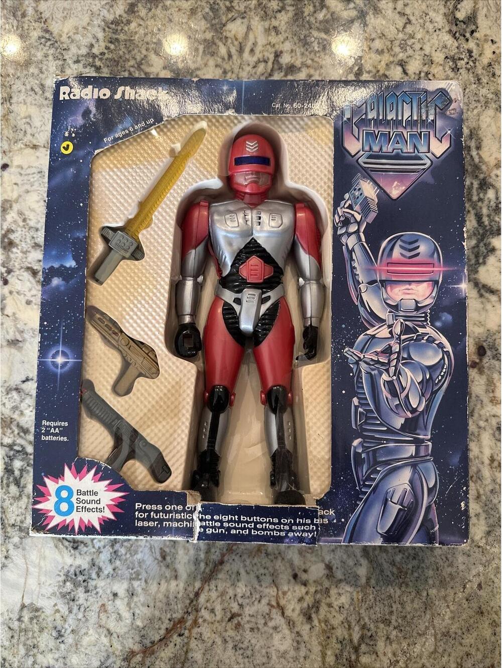 RADIO SHACK GALACTIC MAN (KO ROBOCOP) New Open Box “READ DESCRIPTION”